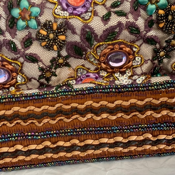 DESIGNED IN TOKYO ..   AIKO COLLECTION   BRAND NEW  FANCY PURSE  WITH STRAP - Picture 5 of 8